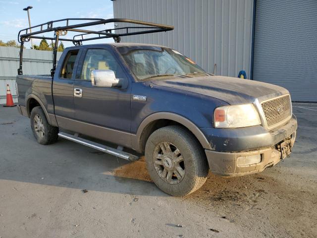 1FTRX12524KC96182 - 2004 FORD F150 BLUE photo 4