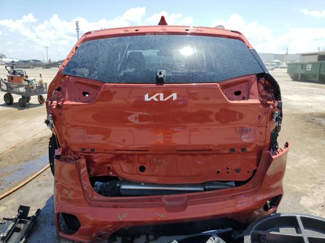 KNDCB3LC9N5504698 - 2022 KIA NIRO LX ORANGE photo 6