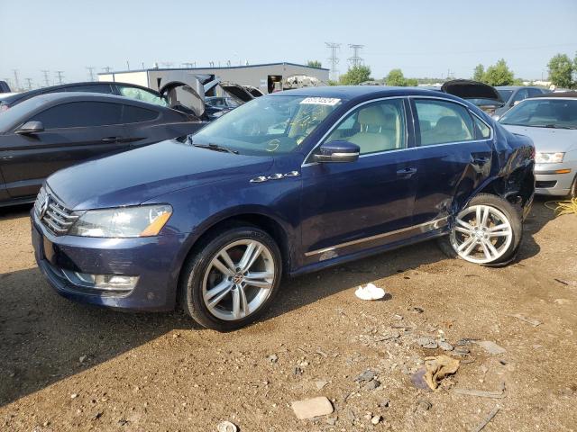 1VWCN7A38EC082286 - 2014 VOLKSWAGEN PASSAT SEL BLUE photo 1