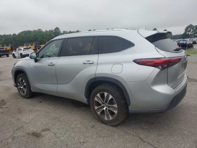 5TDGZRAH5LS502131 - 2020 TOYOTA HIGHLANDER XLE SILVER photo 2
