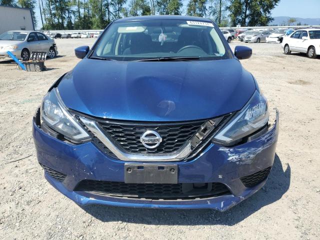 3N1AB7AP5KY334409 - 2019 NISSAN SENTRA S BLUE photo 5