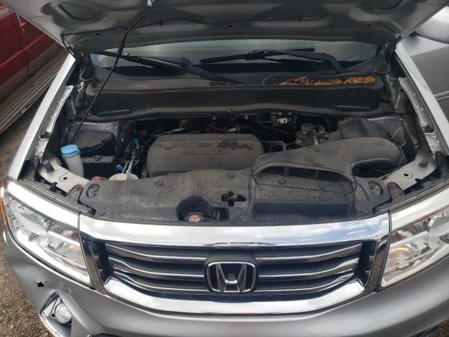 5FNYF4H97EB020752 - 2014 HONDA PILOT TOURING SILVER photo 12