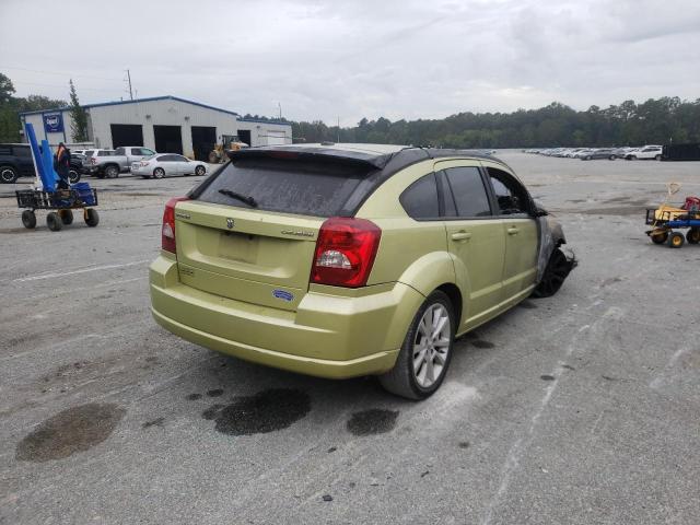 1B3CB5HA6AD592517 - 2010 DODGE CALIBER HEAT GREEN photo 4