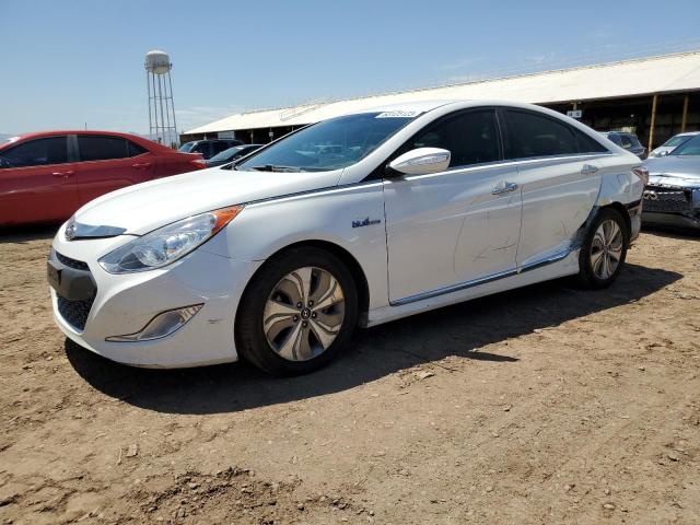 KMHEC4A45DA080168 - 2013 HYUNDAI SONATA HYBRID WHITE photo 1