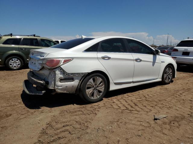 KMHEC4A45DA080168 - 2013 HYUNDAI SONATA HYBRID WHITE photo 3