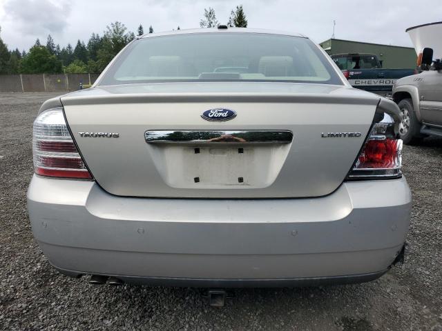 1FAHP25W29G101008 - 2009 FORD TAURUS LIMITED SILVER photo 6