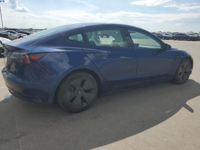 5YJ3E1EA7PF697975 - 2023 TESLA MODEL 3 BLUE photo 3