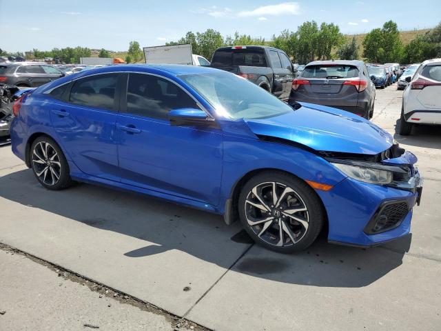 2HGFC1E50JH702197 - 2018 HONDA CIVIC SI BLUE photo 4