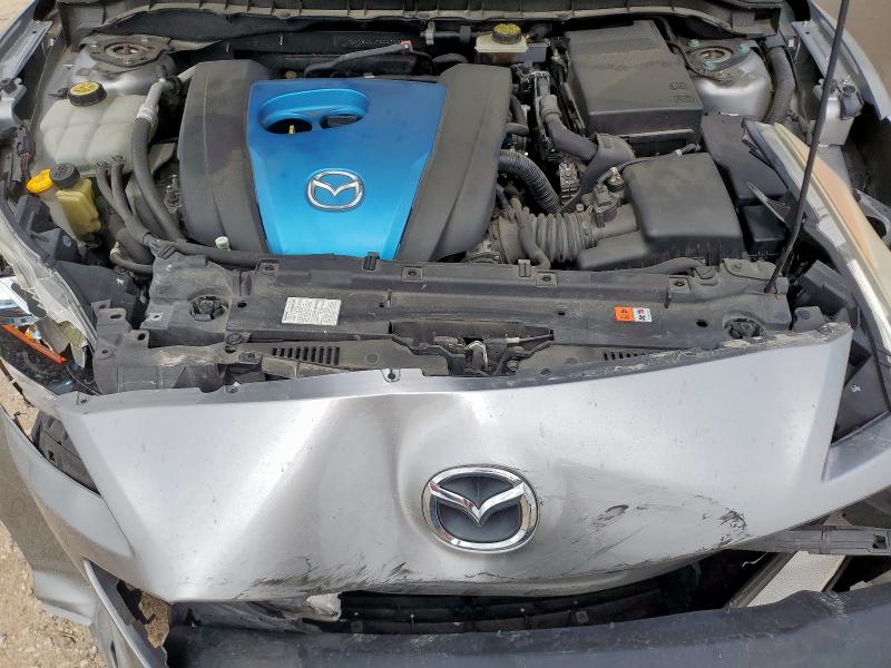 JM1BL1L78D1708320 - 2013 MAZDA 3 I SILVER photo 11