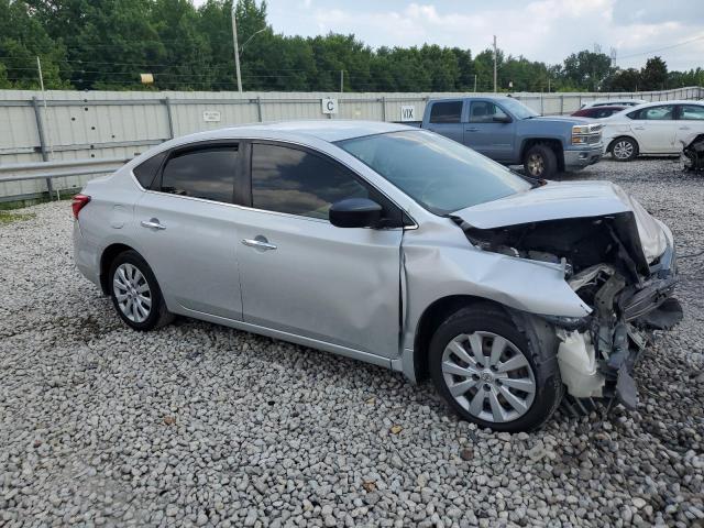 3N1AB7AP0KY222228 - 2019 NISSAN SENTRA S SILVER photo 4