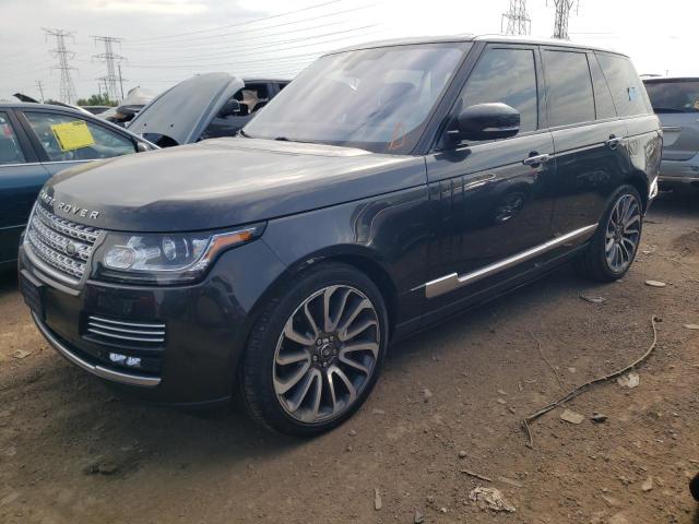 SALGV2TF4FA197195 - 2015 LAND ROVER RANGE ROVE AUTOBIOGRAPHY BLACK photo 1