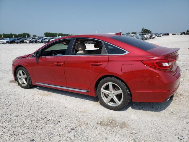 5NPE34AF4HH454208 - 2017 HYUNDAI SONATA SPORT RED photo 2