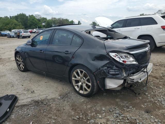 2G4GV5GV6D9179621 - 2013 BUICK REGAL GS BLACK photo 2