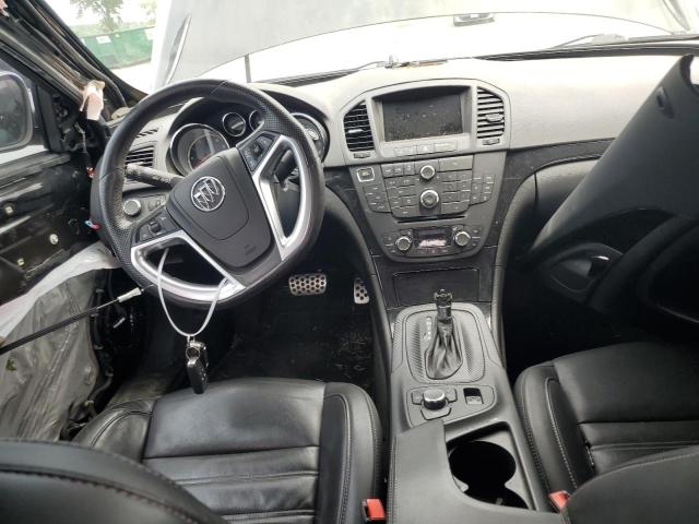 2G4GV5GV6D9179621 - 2013 BUICK REGAL GS BLACK photo 8