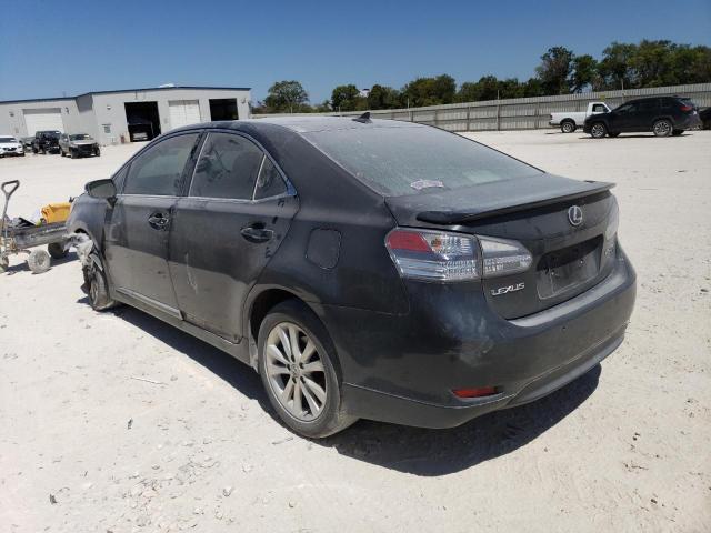 JTHBB1BA3A2030290 - 2010 LEXUS HS 250H BLACK photo 2