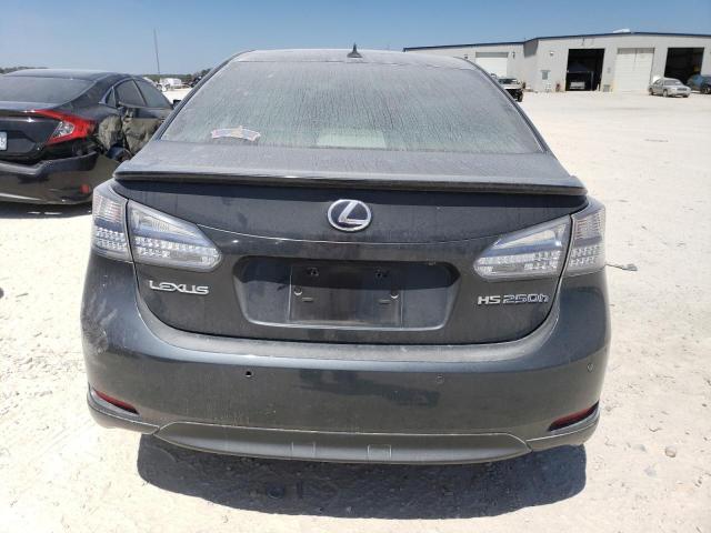 JTHBB1BA3A2030290 - 2010 LEXUS HS 250H BLACK photo 6