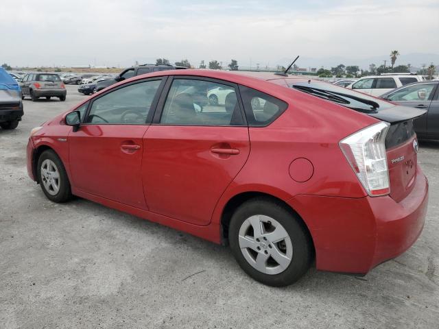 JTDKN3DU8A0018840 - 2010 TOYOTA PRIUS BURGUNDY photo 2