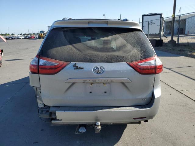 5TDKZ3DC3HS810087 - 2017 TOYOTA SIENNA LE GRAY photo 6