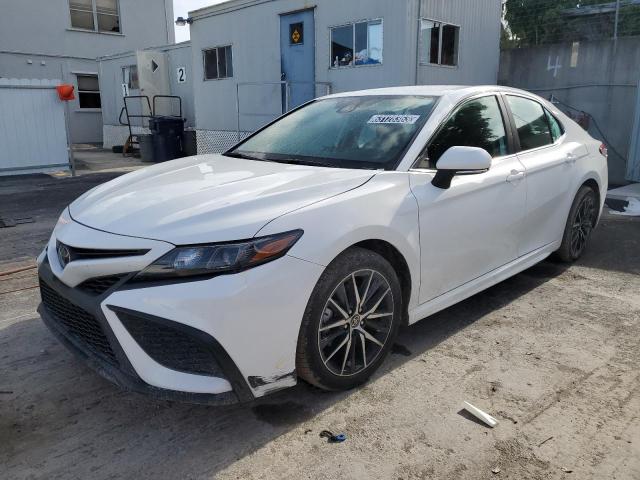 4T1G11AK3PU771133 - 2023 TOYOTA CAMRY SE NIGHT SHADE WHITE photo 1