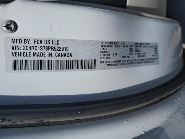 2C4RC1S78PR522910 - 2023 CHRYSLER PACIFICA HYBRID LIMITED WHITE photo 13