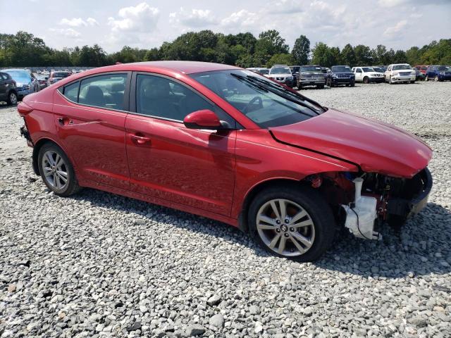 KMHD84LF1HU229904 - 2017 HYUNDAI ELANTRA SE BURGUNDY photo 4