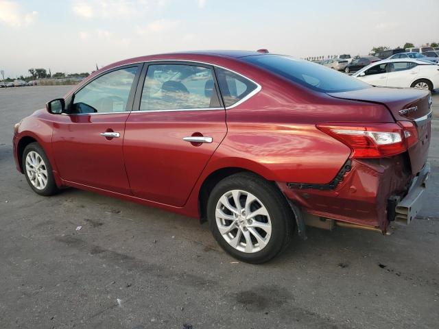 3N1AB7AP1KY273026 - 2019 NISSAN SENTRA S RED photo 2