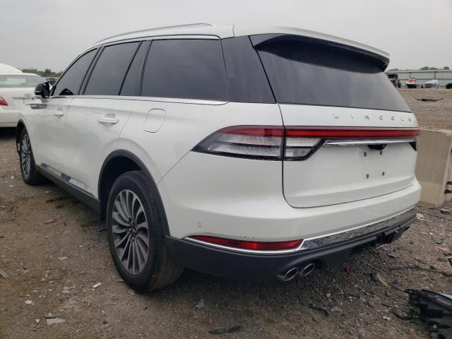 5LM5J7XC0LGL12867 - 2020 LINCOLN AVIATOR RESERVE WHITE photo 2