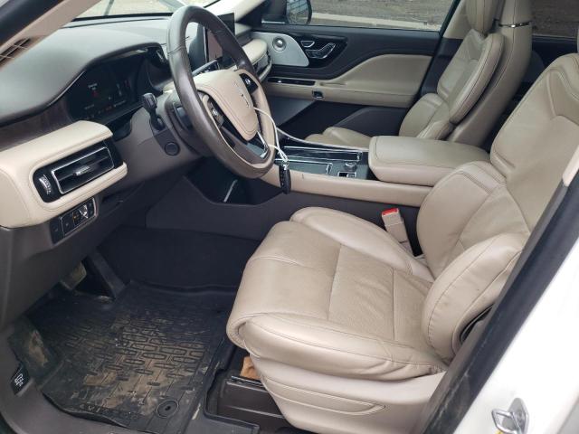 5LM5J7XC0LGL12867 - 2020 LINCOLN AVIATOR RESERVE WHITE photo 7
