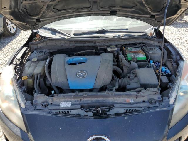 JM1BL1V71C1558059 - 2012 MAZDA 3 I BLACK photo 11