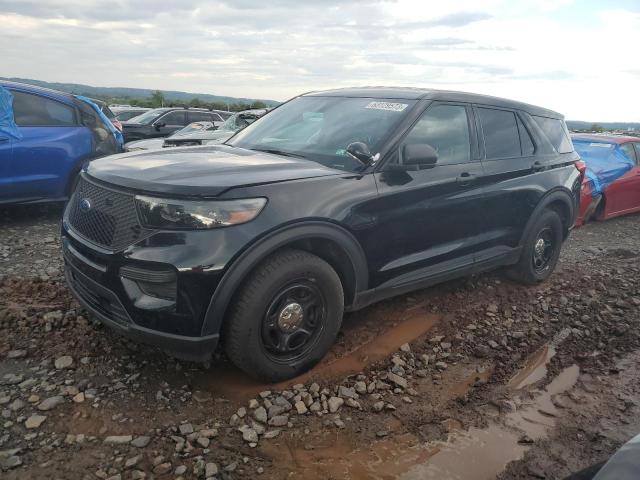 1FM5K8AB3LGD01304 - 2020 FORD EXPLORER POLICE INTERCEPTOR BLACK photo 1