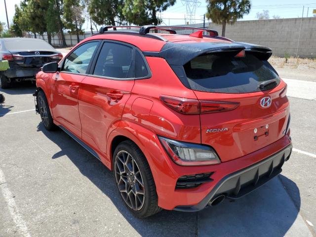 KM8KH3AC0NU003391 - 2022 HYUNDAI KONA N BASE RED photo 2