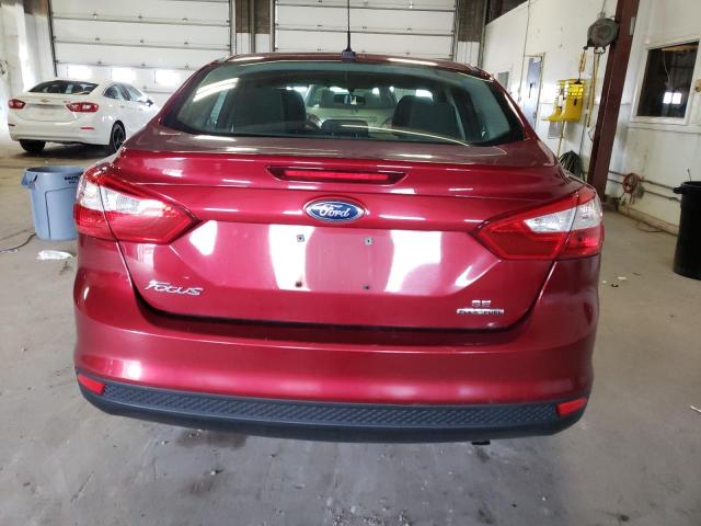 1FADP3F23EL184868 - 2014 FORD FOCUS SE MAROON photo 6