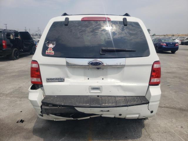 1FMCU0E77AKD27407 - 2010 FORD ESCAPE LIMITED WHITE photo 6