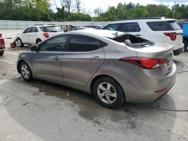 5NPDH4AE0EH527493 - 2014 HYUNDAI ELANTRA SE GRAY photo 2