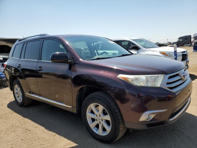 5TDBK3EH0BS074490 - 2011 TOYOTA HIGHLANDER BASE PURPLE photo 4