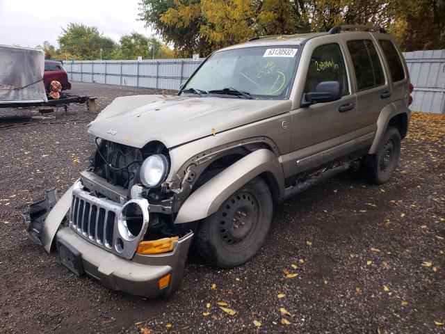 1J4GL58K55W683501 - 2005 JEEP LIBERTY LIMITED GOLD photo 2