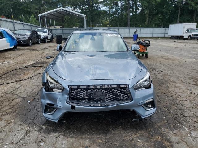 JN1EV7AR2JM437346 - 2018 INFINITI Q50 LUXE ლურჯი ფოტო 5