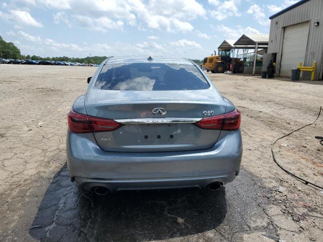 JN1EV7AR2JM437346 - 2018 INFINITI Q50 LUXE BLUE photo 6