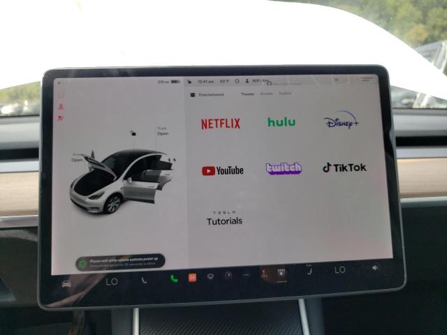 5YJYGDEE5LF007199 - 2020 TESLA MODEL Y Белый фото 9