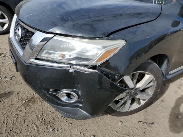 5N1AR2MM9EC729442 - 2014 NISSAN PATHFINDER S BLACK photo 9