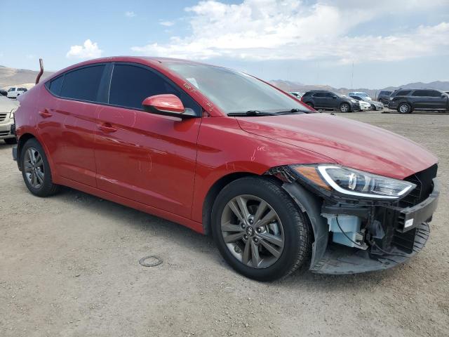 5NPD84LF0JH324667 - 2018 HYUNDAI ELANTRA SEL RED photo 4