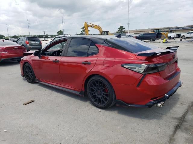 4T1NZ1AK4LU043556 - 2020 TOYOTA CAMRY TRD RED photo 2