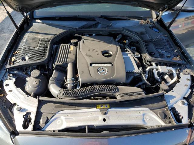 55SWF4JB6HU206550 - 2017 MERCEDES-BENZ C 300 GRAY photo 11