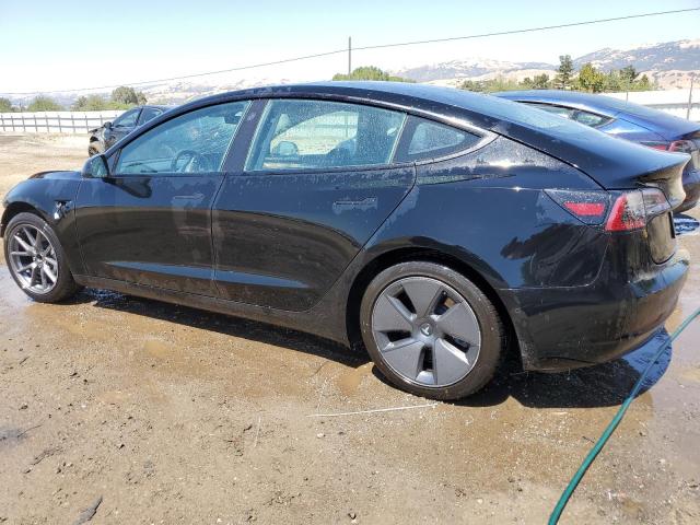 5YJ3E1EA2MF090698 - 2021 TESLA MODEL 3 BLACK photo 2