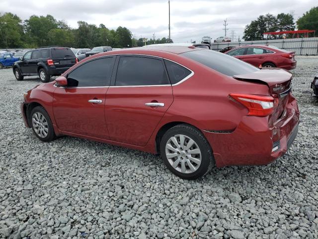 3N1AB7AP5GY230347 - 2016 NISSAN SENTRA S RED photo 2