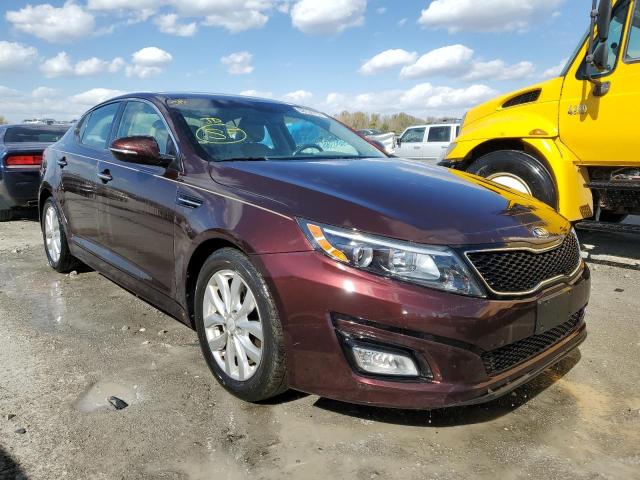 5XXGN4A70FG403020 - 2015 KIA OPTIMA EX BURGUNDY photo 1