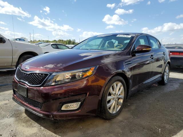 5XXGN4A70FG403020 - 2015 KIA OPTIMA EX BURGUNDY photo 2