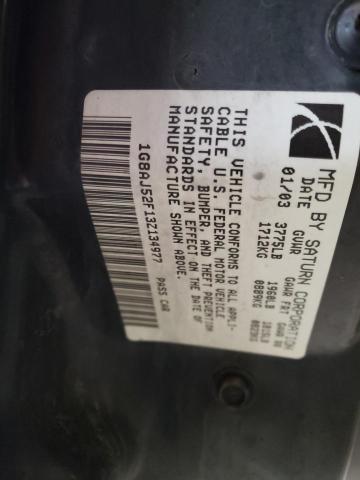 1G8AJ52F13Z134977 - 2003 SATURN ION LEVEL 2 银色 照片 12