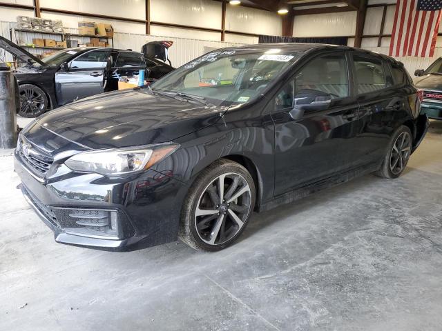 4S3GTAM6XL3728440 - 2020 SUBARU IMPREZA SPORT BLACK photo 1