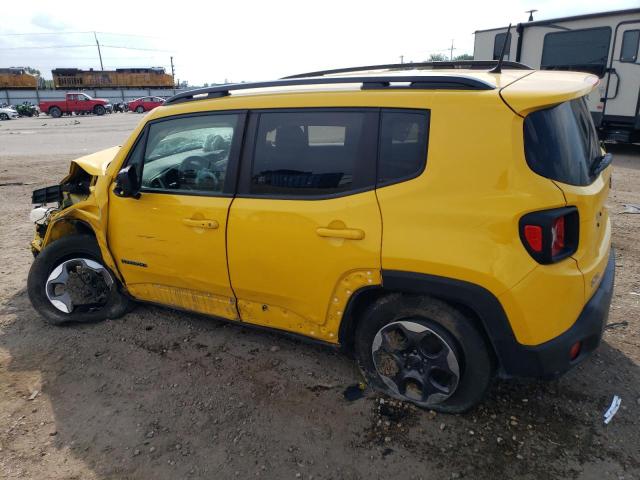 ZACCJAAB1HPF06684 - 2017 JEEP RENEGADE SPORT YELLOW photo 2